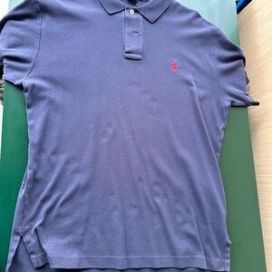 Polo by Ralph Lauren Men's Blue Polo Shirt